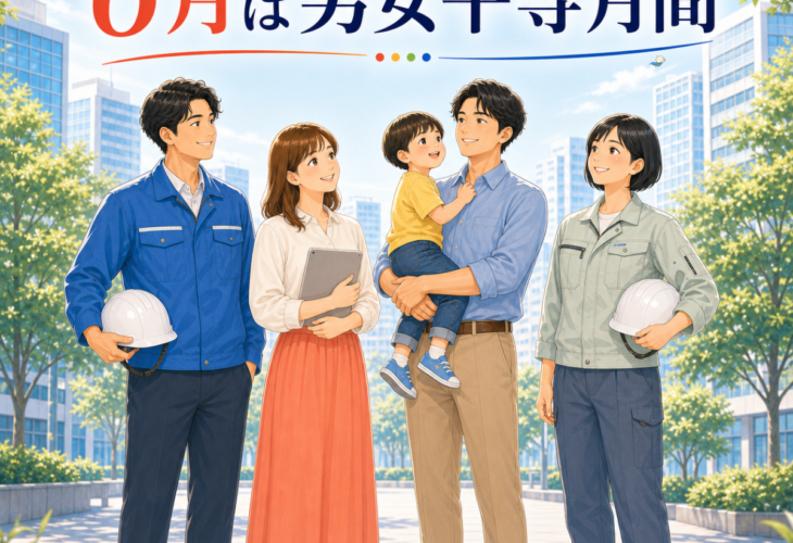 6月は「男女平等月間」です